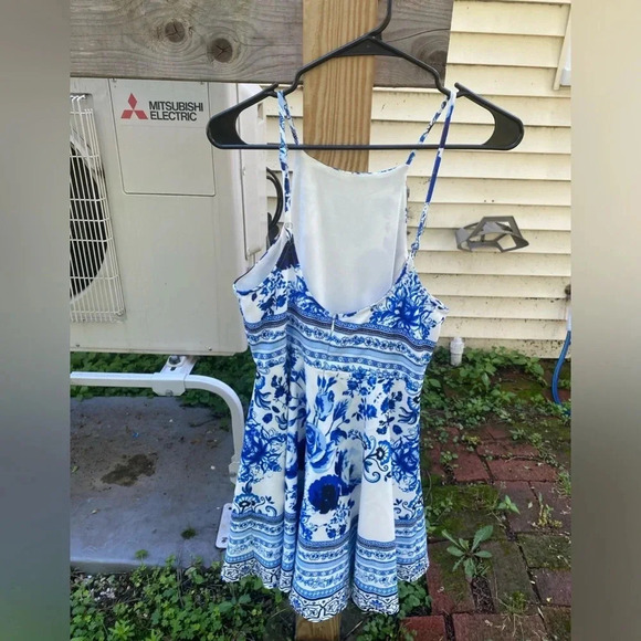 L’atiste By Amy Blue Floral Dress Size XL - Picture 5 of 7